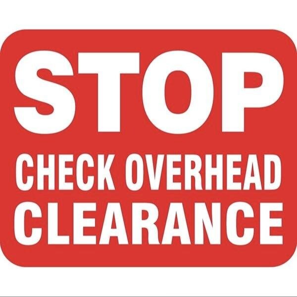 Accuform RAILROAD CLAMP SIGN SERVICE FRR953BU FRR953BU - main